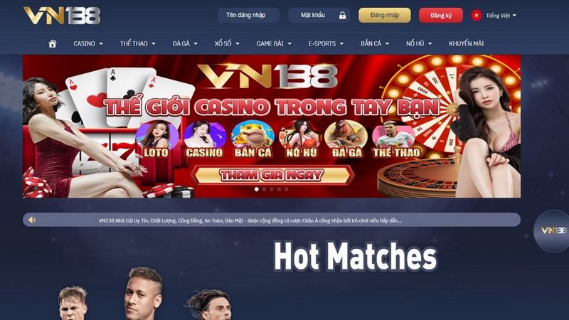 Nhà cái VN138 - Điểm đến lý tưởng cho những trải nghiệm